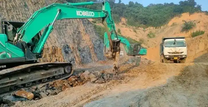 Construction of 40km Intermediate Lane on Pango-Jorging Road Underway in Arunachal Pradesh